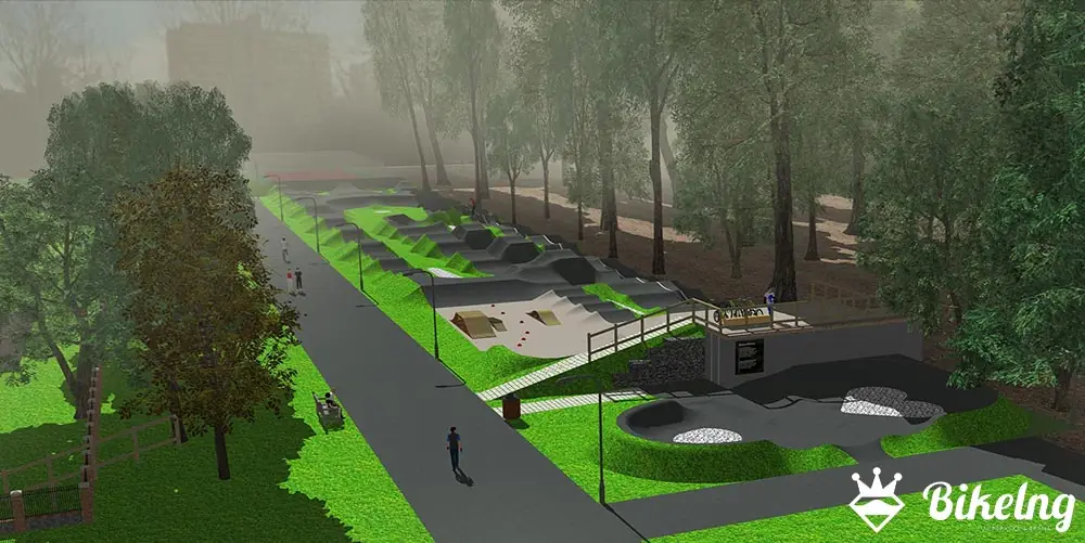 3D vizualizácia pumptracku v Petržalke